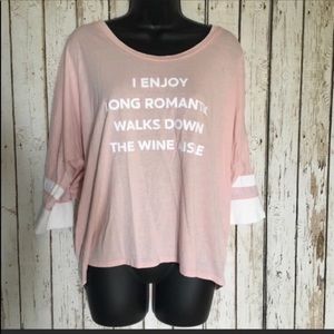 Express Dolman Sleeve Graphic shirt NEW